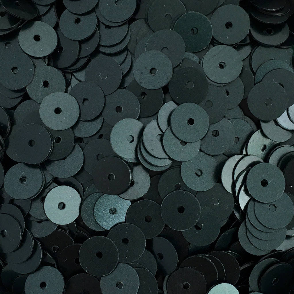 

Пайетки Індія 6 мм. Кругла плоска. Темно-зелений (сатин). Упаковка 5 гр.