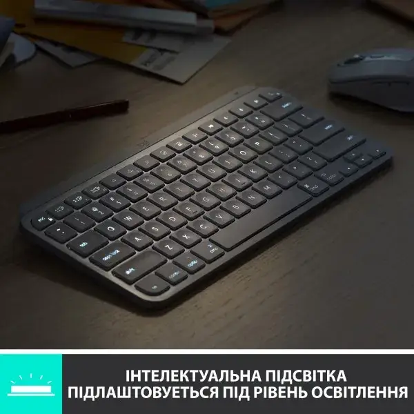 

Клавиатура Logitech MX Keys Mini Graphite (920-010501) Wireless Illuminated