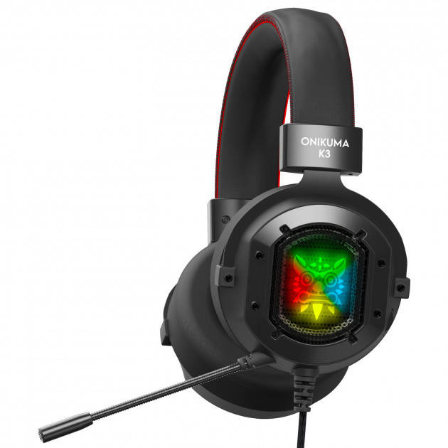 

Игровые наушники ONIKUMA LED Gaming with K3 Black