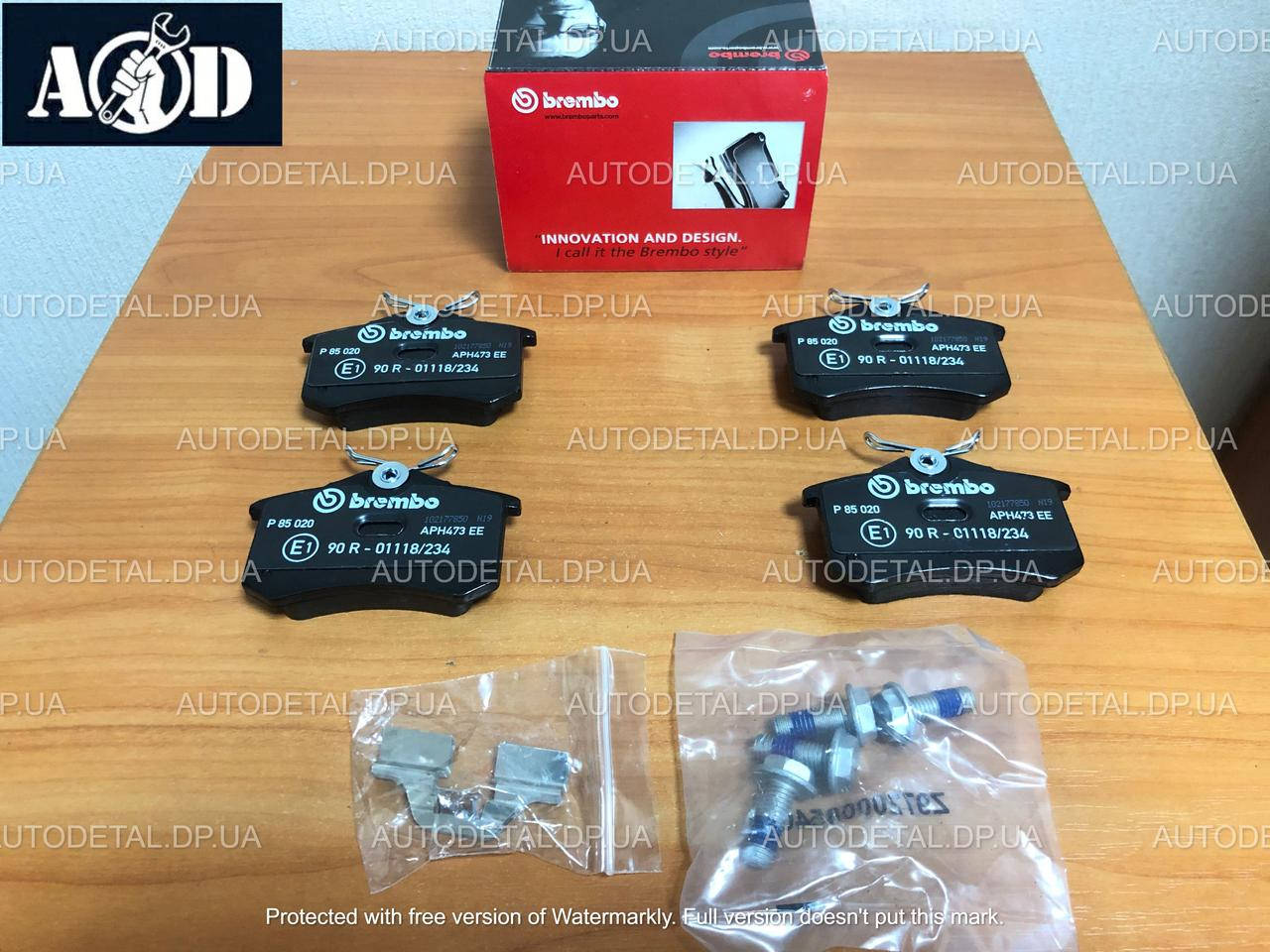 

Тормозные колодки задние Volkswagen Passat B5 1996-->2006 Brembo (Италия) P85020