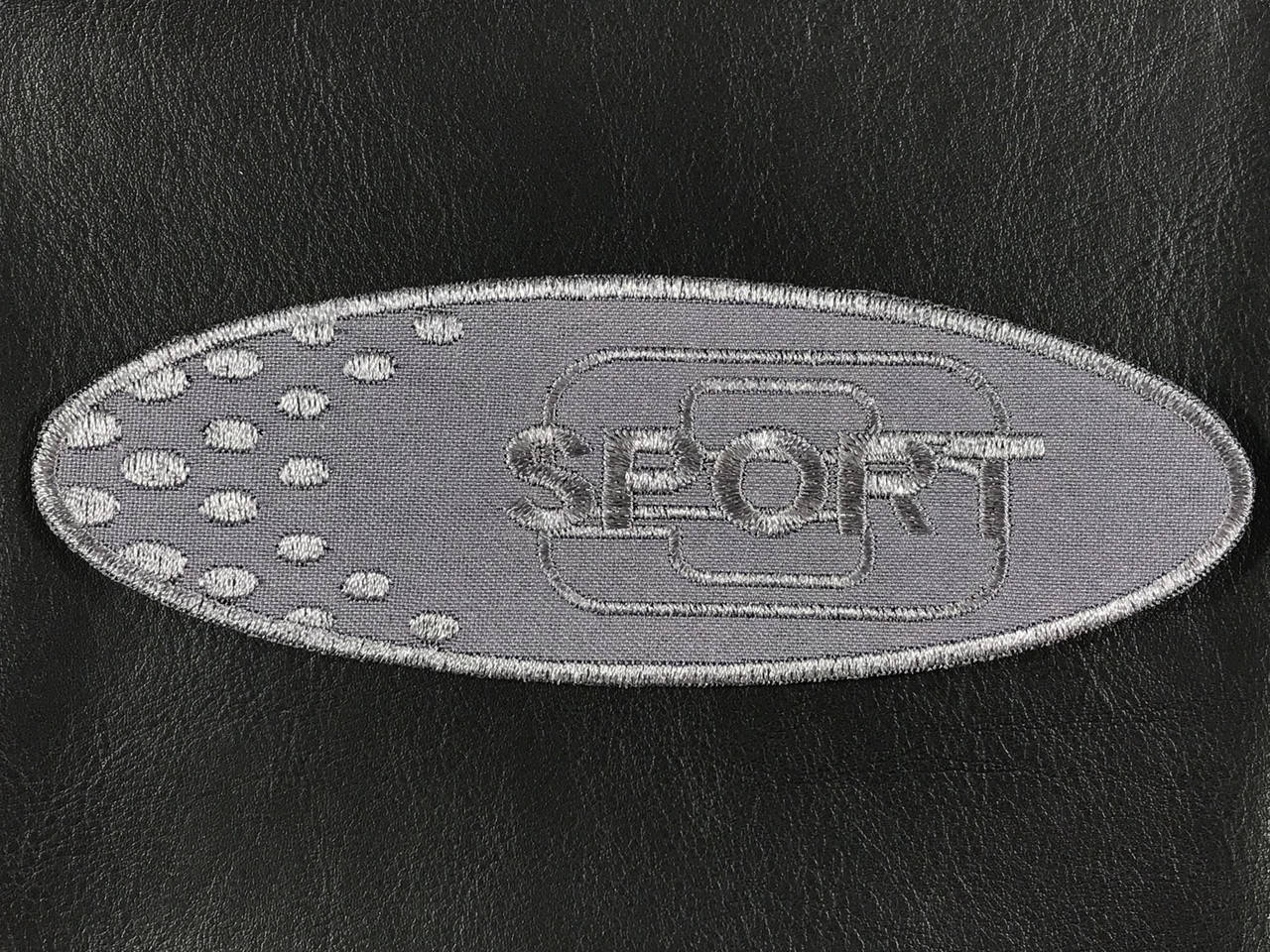 

Нашивка Sport овал цвет серый 160х55 мм
