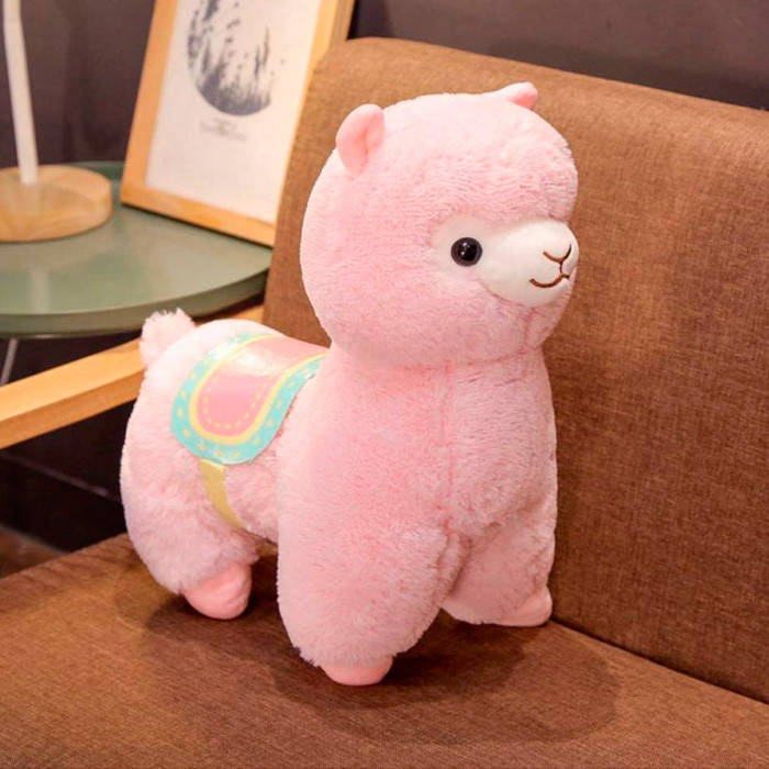 

Мягкая игрушка Альпака Alpaca Plush 35 см Розовая (7446), Розовый