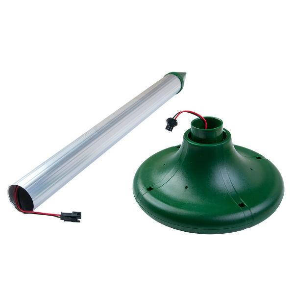 

Отпугиватель кротов на солнечной батарее.