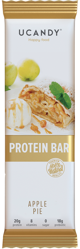 

Протеиновый батончик Ucandy Яблочный Пирог (60 грамм)