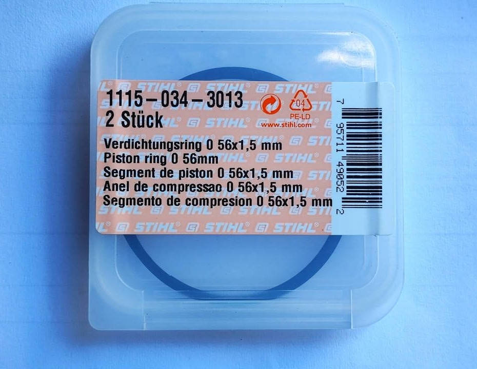

Поршневое кольцо, диам. 56 х 1,5 мм Stihl для TS 700, TS 800 (1115-034-3013)