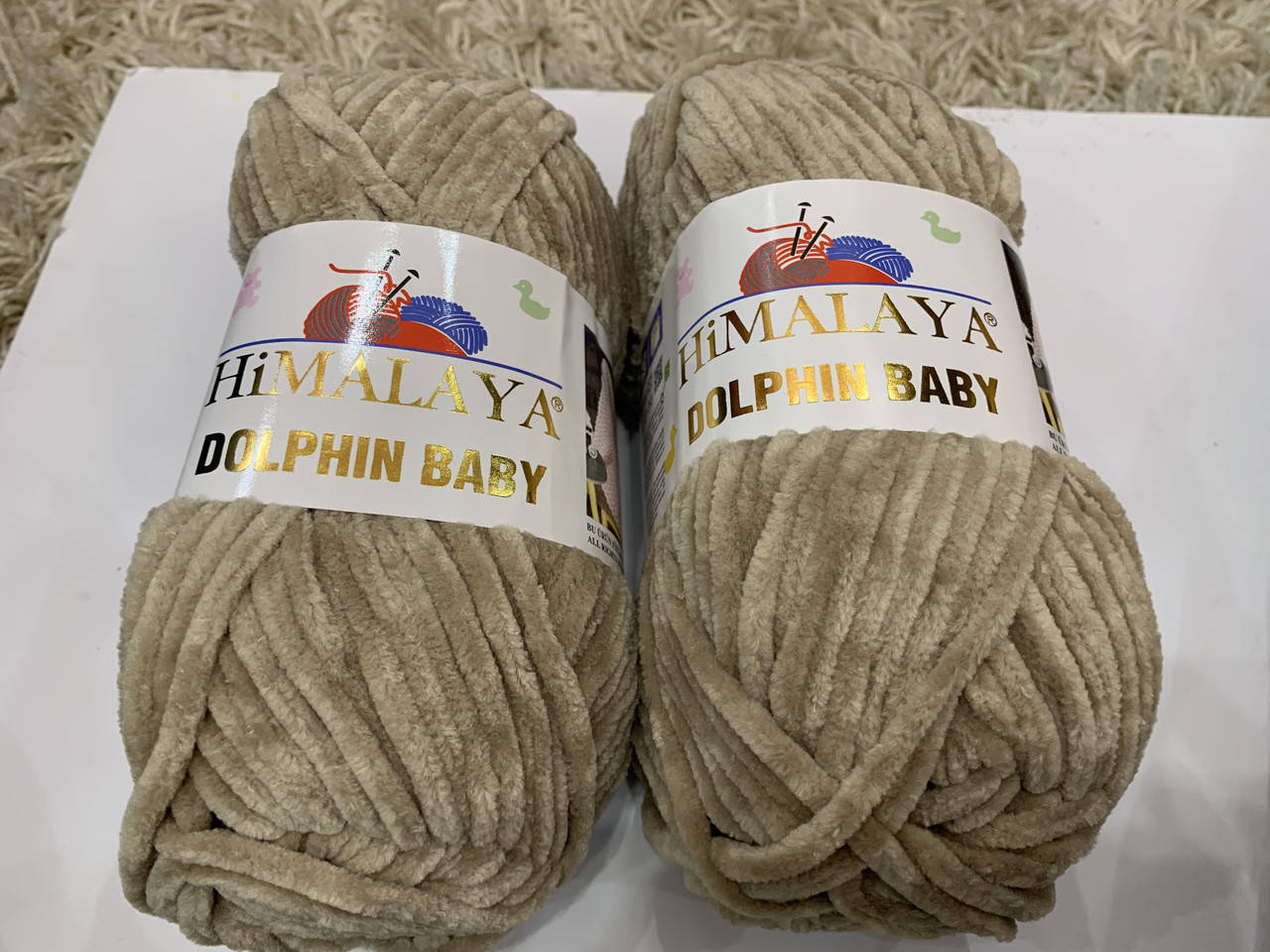 

Турецкая плюшевая пряжа Himalaya Dolphin baby
