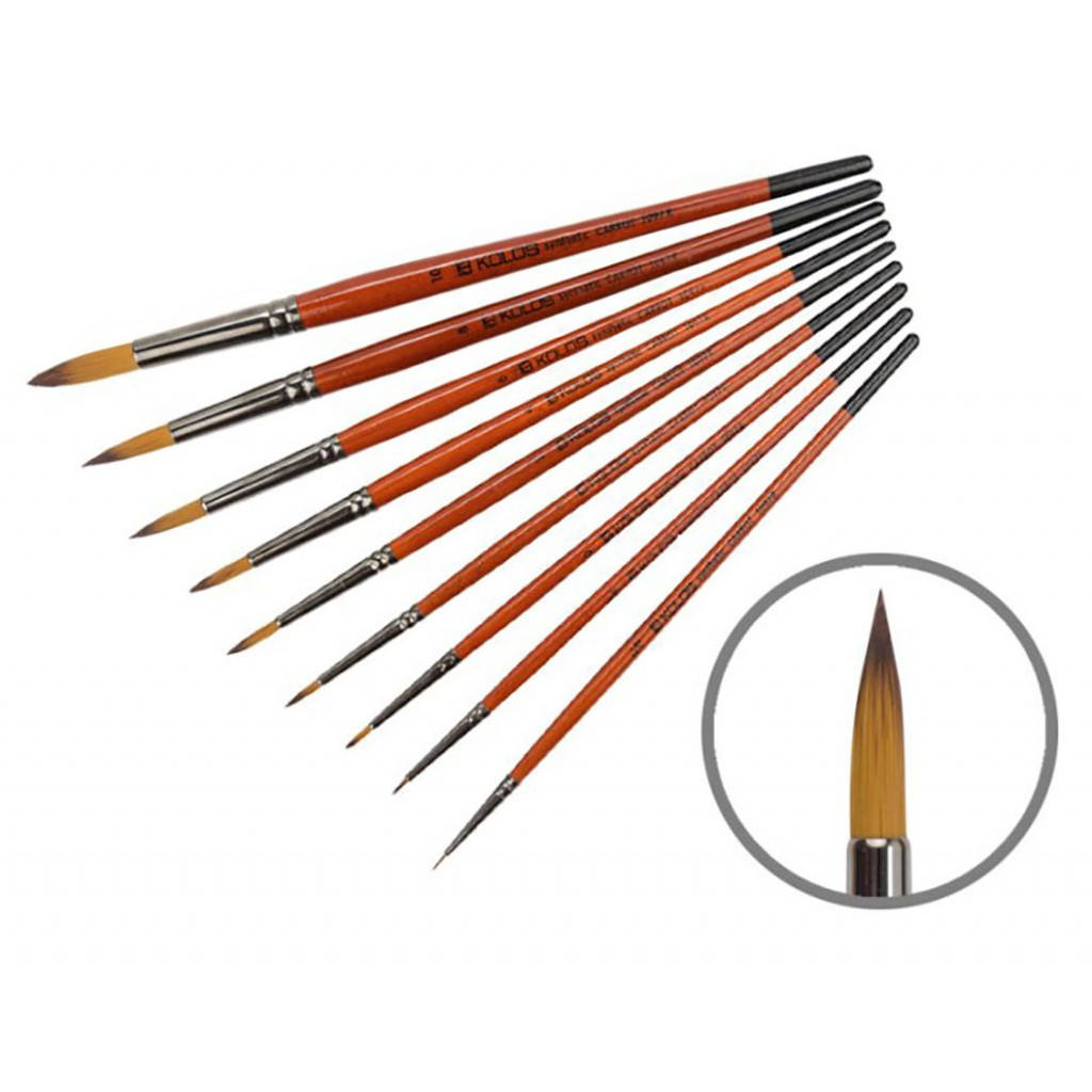 

Синтетика кругла 000 (1097R).пензель Art Master