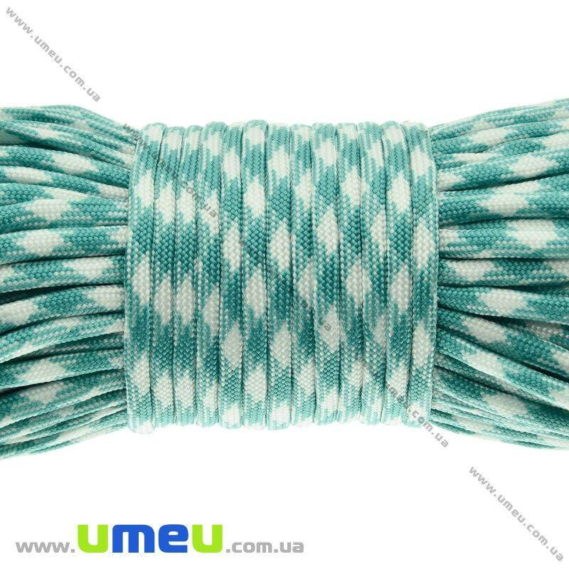 

Шнур паракорд семижильный меланж 4 мм, Бирюзовый, 1 м (LEN-024917)