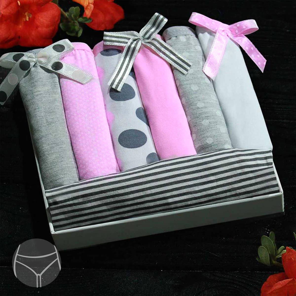 

Трусы женские Nicoletta Турция недельки M, L, XL, 2XL | 7 шт.