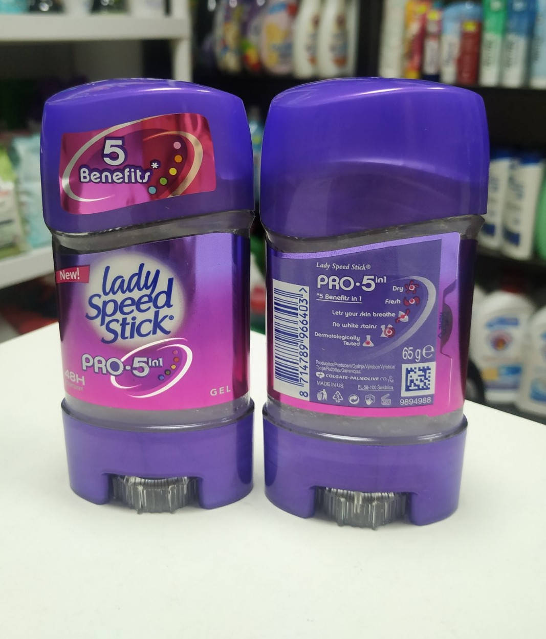 

Lady Speed Stick 5 в 1 гелевый дезодорант-антиперспирант 65 g. Нидерланды