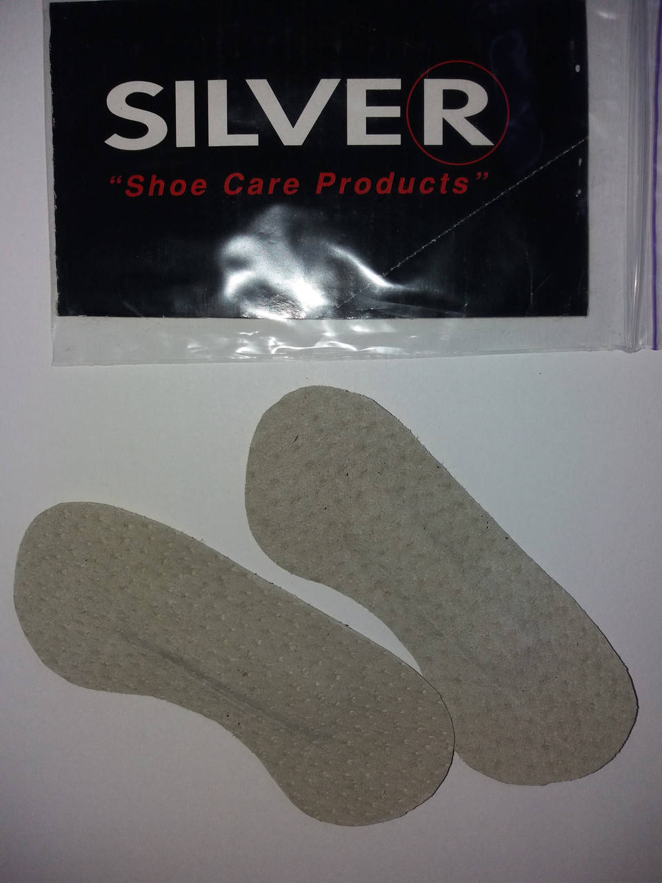 

Замшевые вкладыши для обуви за пятку Silver белые (2 шт.)