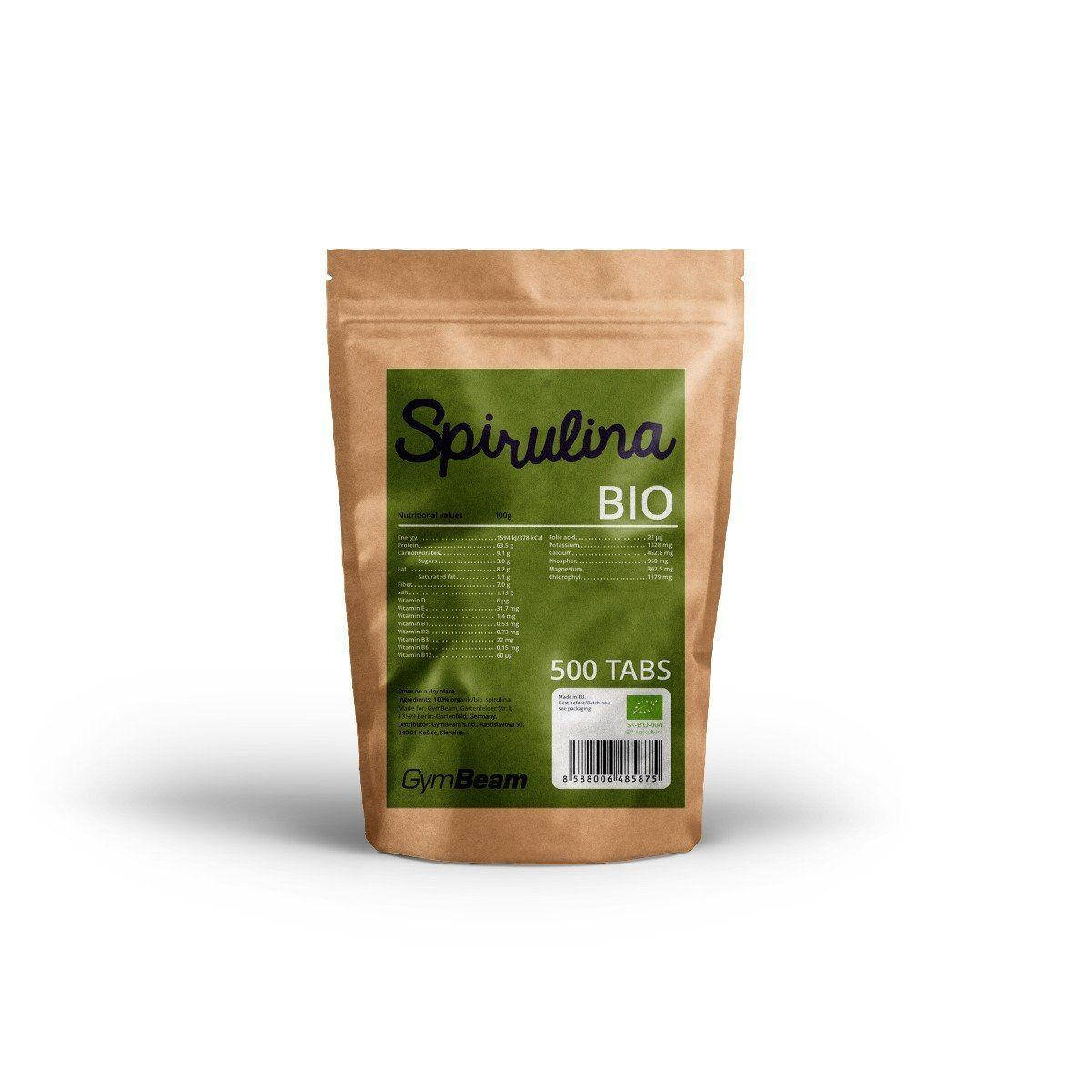 

Спирулина GymBeam Bio Spirulina 500 mg - 500 табл