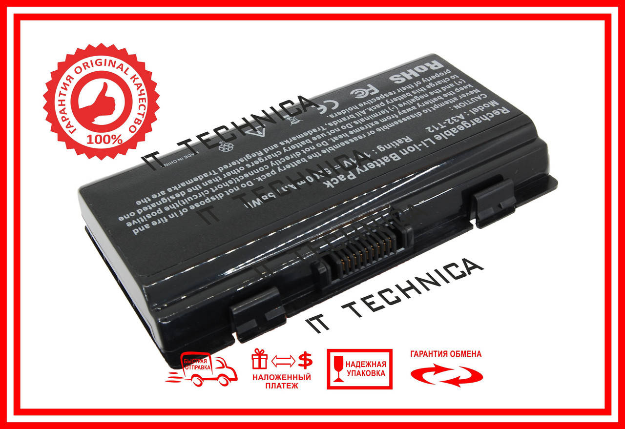 

Батарея ASUS X51 X51H X51L X51R X51RL T12C T12ER T12JG T12MG A32-X51 A32-T12 90-NQK1B1000Y 10.8V 5200mAh