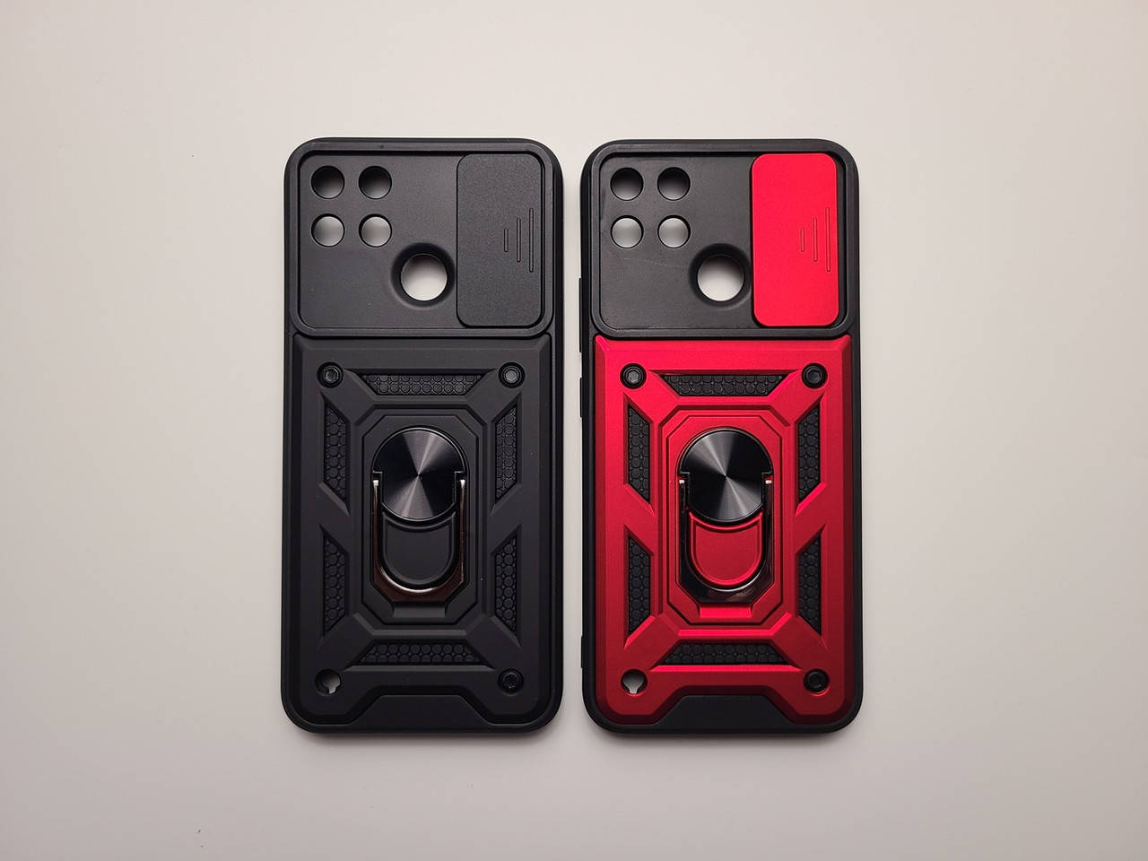 

Ударопрочный чехол CamShield Ring для Realme C21Y, C25Y со шторкой на камеру, Разные цвета