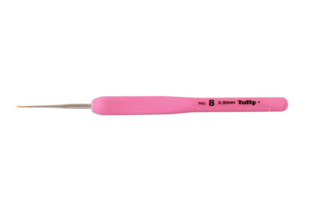 

Крючок Tulip Etimo Rose с мягкой ручкой №8, 0.90mm-14сm