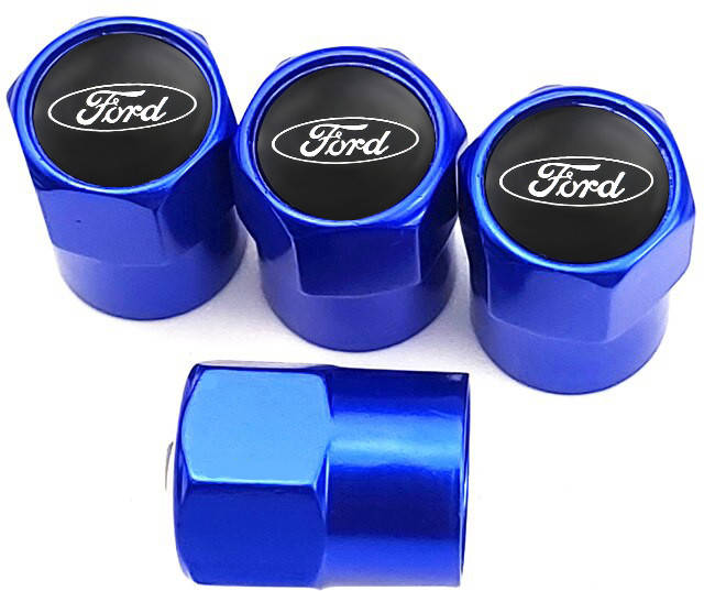 

Колпачки на Ниппель Ford Blue (4 шт), Черный