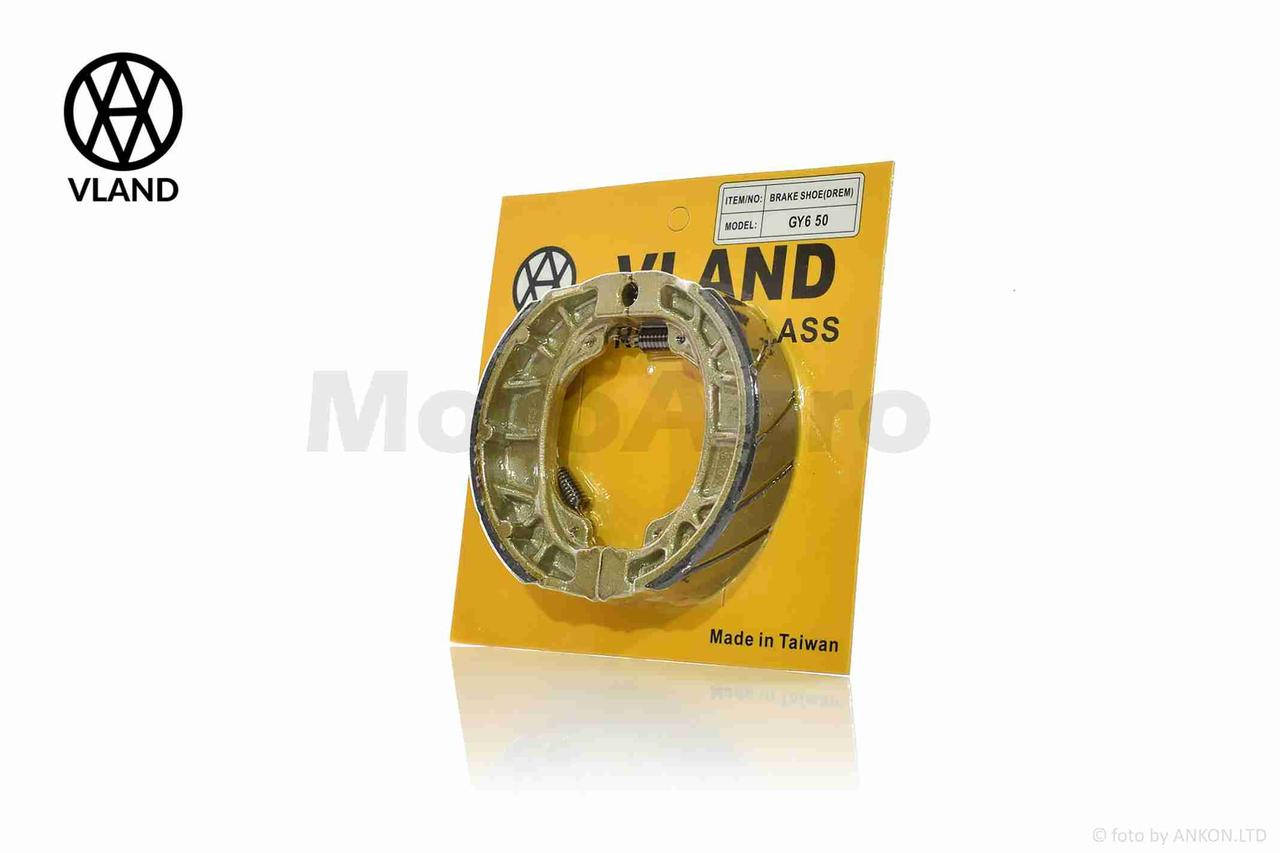 

Колодки тормозные (барабан) GY6 10/12", LEAD, Delta прямая пружина "VLAND" ТАЙВАНЬ