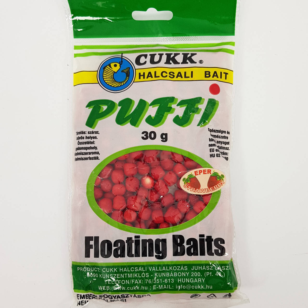 

Насадка тесто воздушное Cukk Puffi 30г 6-10мм (Клубника)