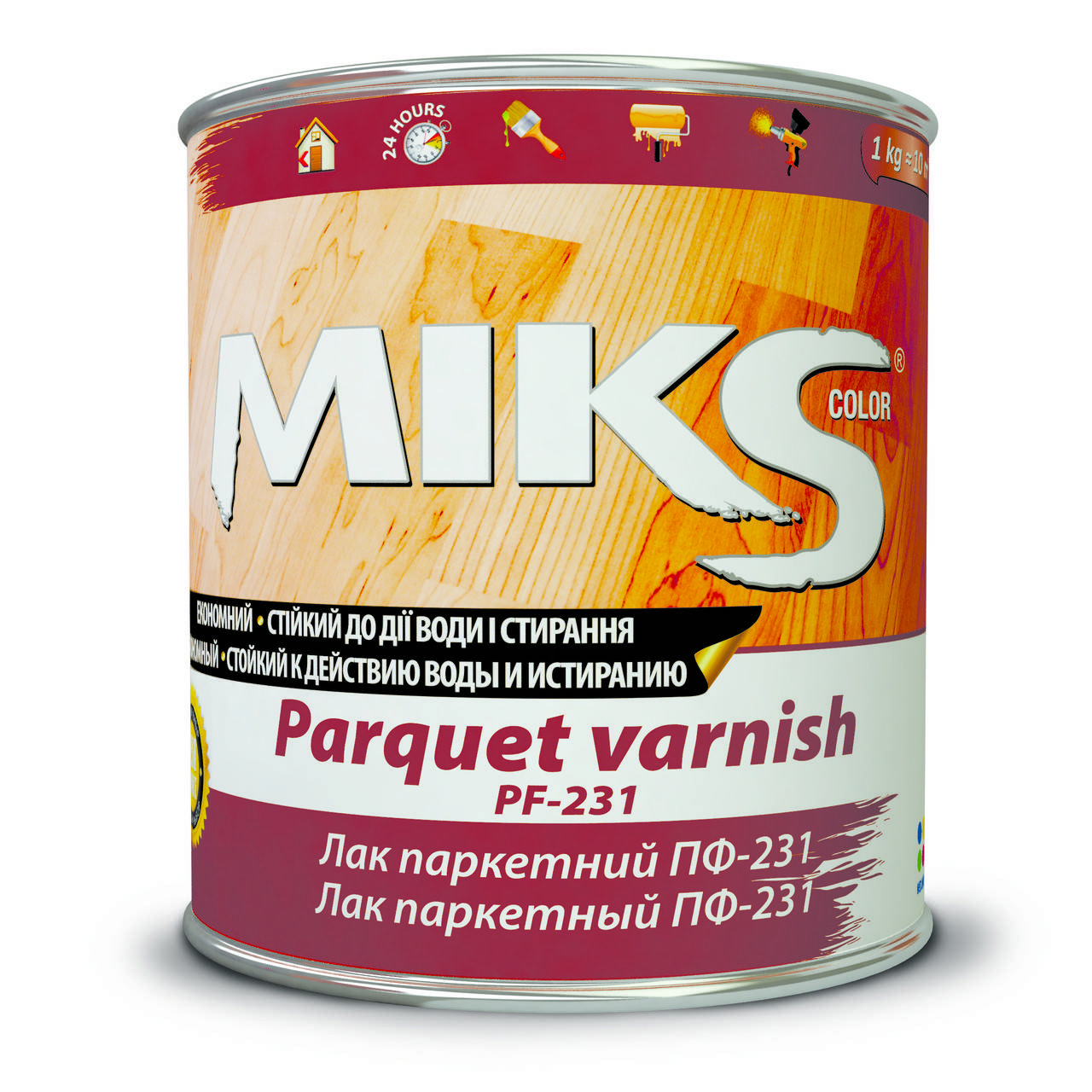 

Лак Паркетный ПФ-231 Микс Color, 2.2кг
