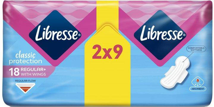 

Прокладки Libresse Classic дуопак Regular drai 18шт