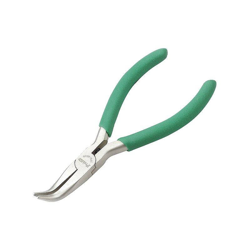 

Длинногубцы с загнутым носиком Pro'sKit 1PK-055S (130 мм)