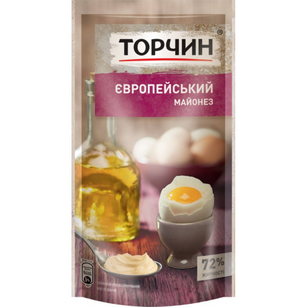 

Майонез Европейский Торчин 160г