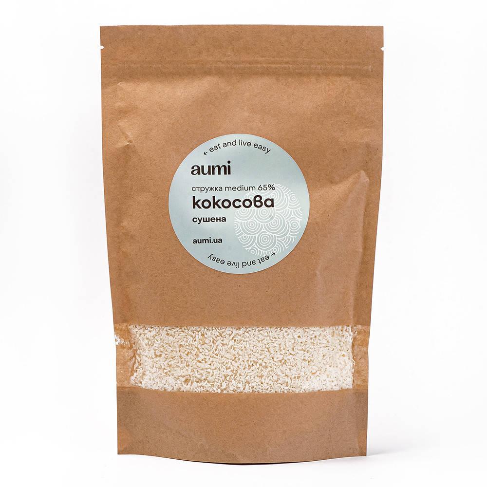 

Кокосовая стружка, 1кг, 65% жирность, средняя medium, Индонезия