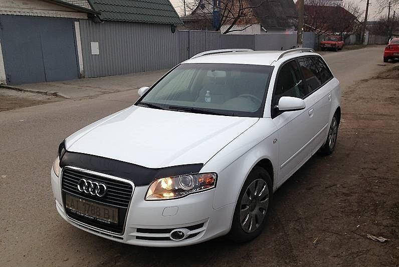 

Дефлектор капота, мухобойка AUDI A4 (кузов 8Е,В7) с 2005-2008 г.в. VIP