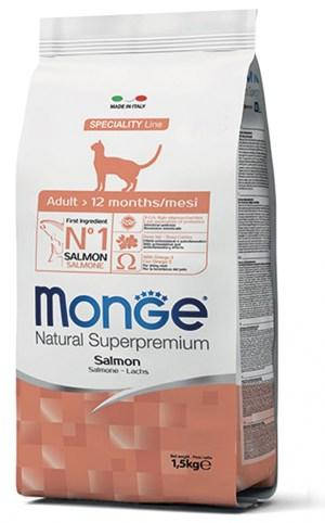 

Monge (Монж) Adult Cat Salmon сухой корм для взрослых кошек с лососем (контейнер), 5 кг
