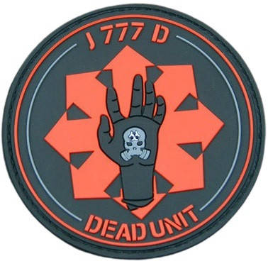 

Патч ПХВ на липучке Dead unit