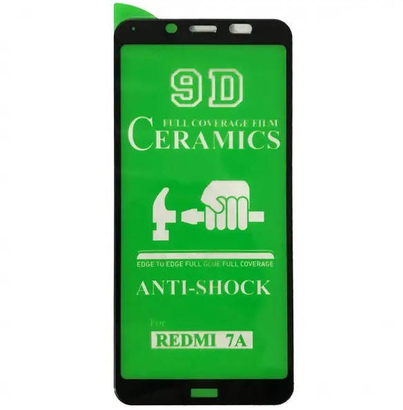 

Захисна плівка Ceramic Xiaomi Redmi 7A Full Glue black, Черный