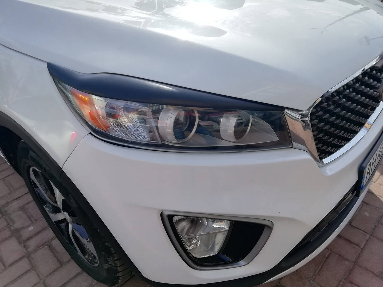 

Реснички на фары Kia Sorento 2014-2020 г.в. Киа Соренто