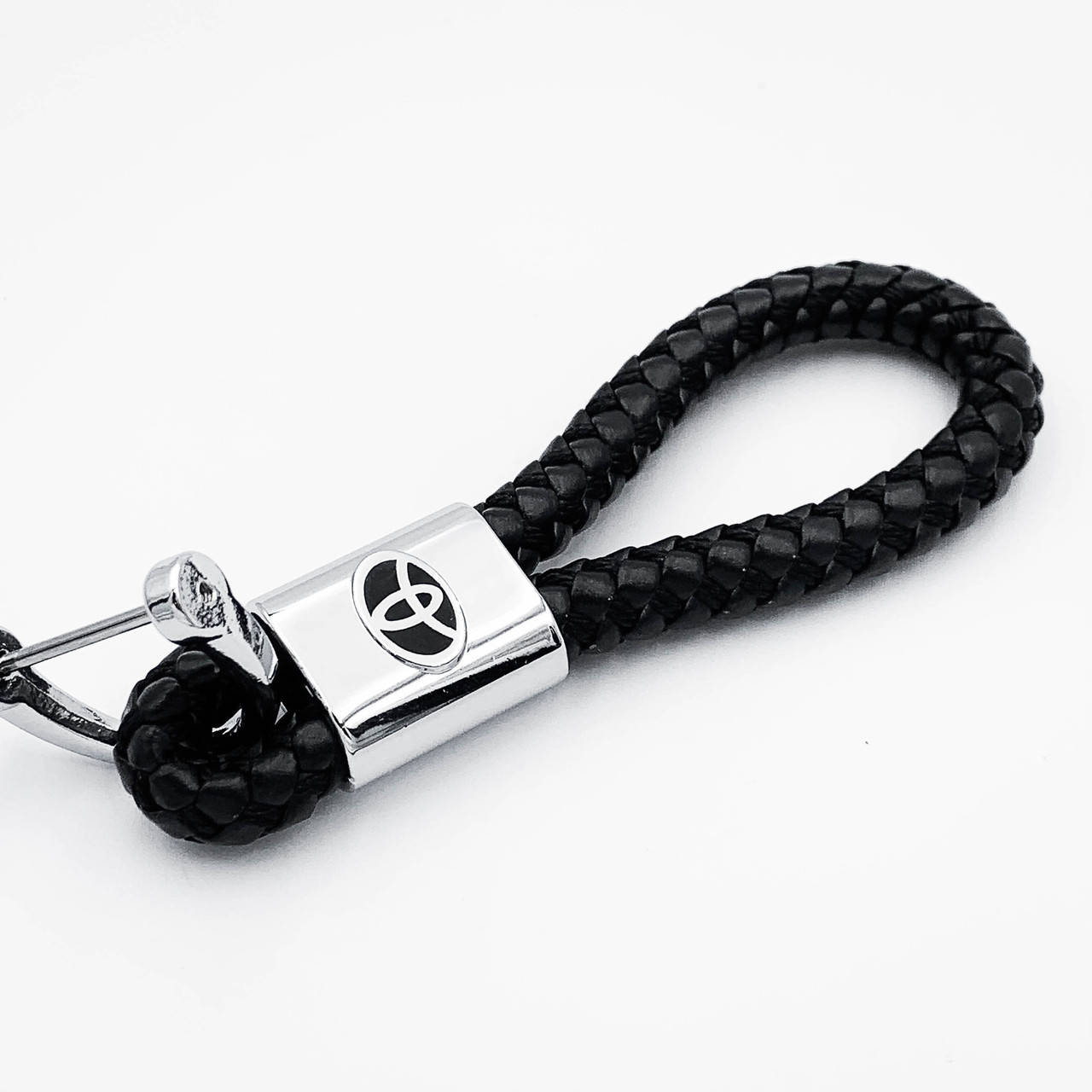 

Брелок для ключей кожаный косичка TOYOTA (Тойота)