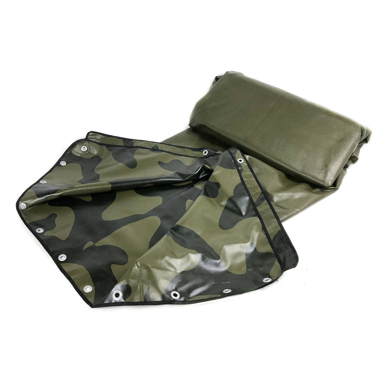 

Тент УАЗ-469 (31512) 600г/м кв. (камуфлированный) 2-х стор. усил. (пр-во БелТент)