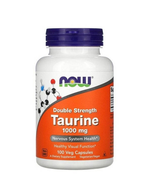 

Таурин двойной концентрации 1000 мг, Taurine Now foods 100 таблеток