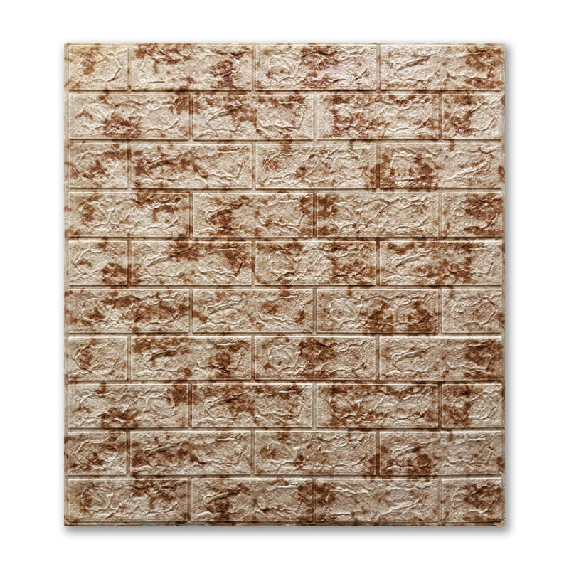 

№63 Самоклеющаяся 3D панель "Мрамор кирпич" 77×70 см толщина 5 мм