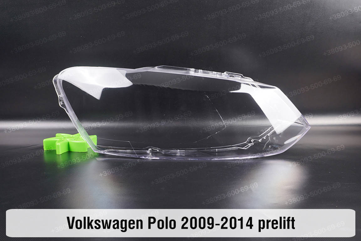 

Стекло фары VW Volkswagen Polo Mk5 (2009-2014) V поколение дорестайлинг правое