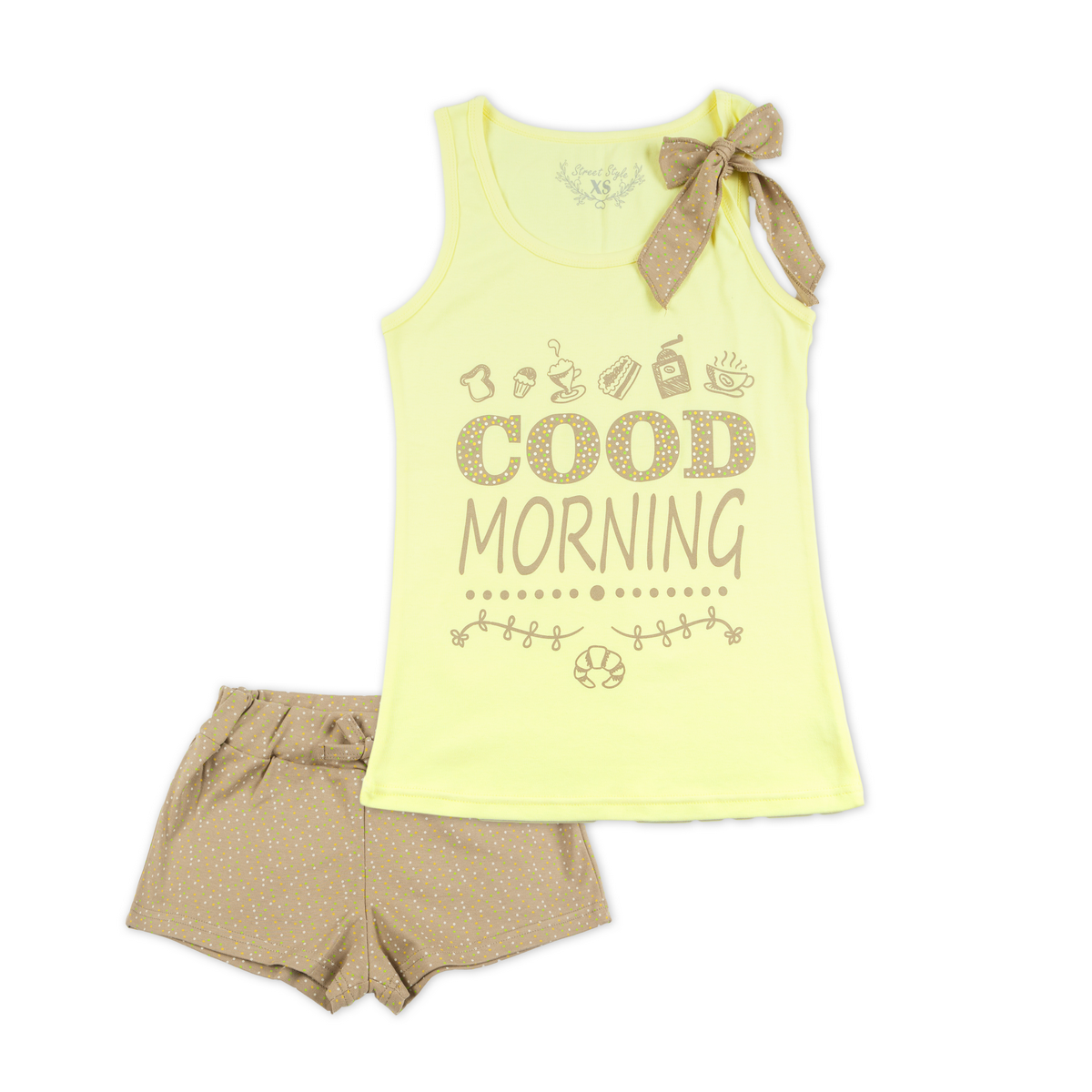 

Женская пижама StreetStyle S, Желтый