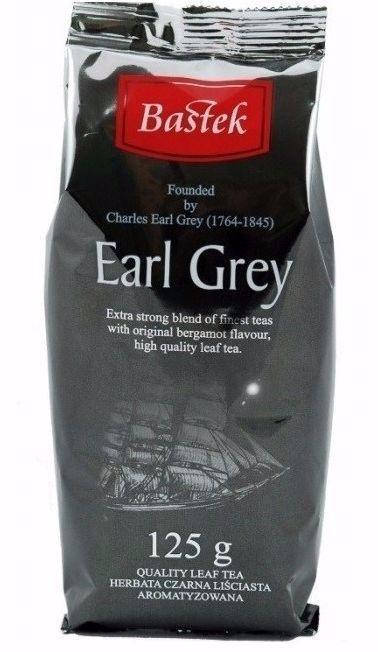 

Чай черный листовой Bastek Earl Grey с бергамотом, 125г