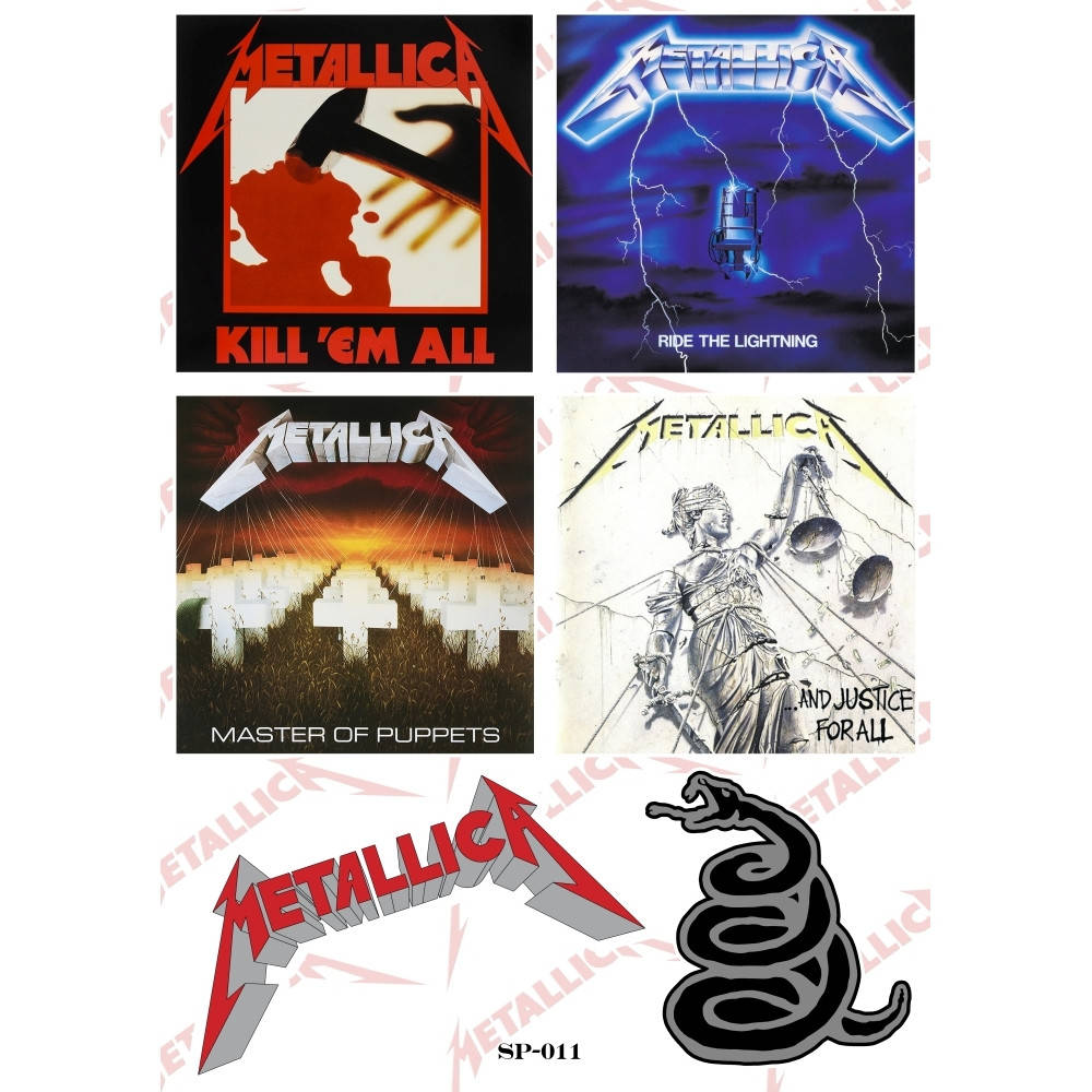 

Стикерпак Metallica (album covers) SP-011