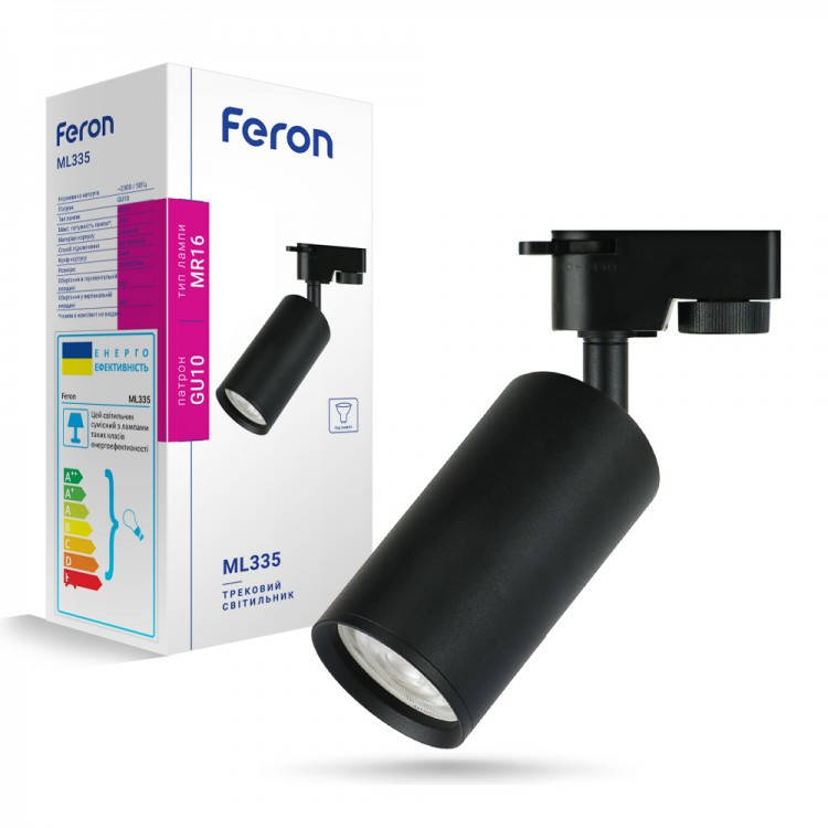 

Трековый светильник Feron ML335 черный