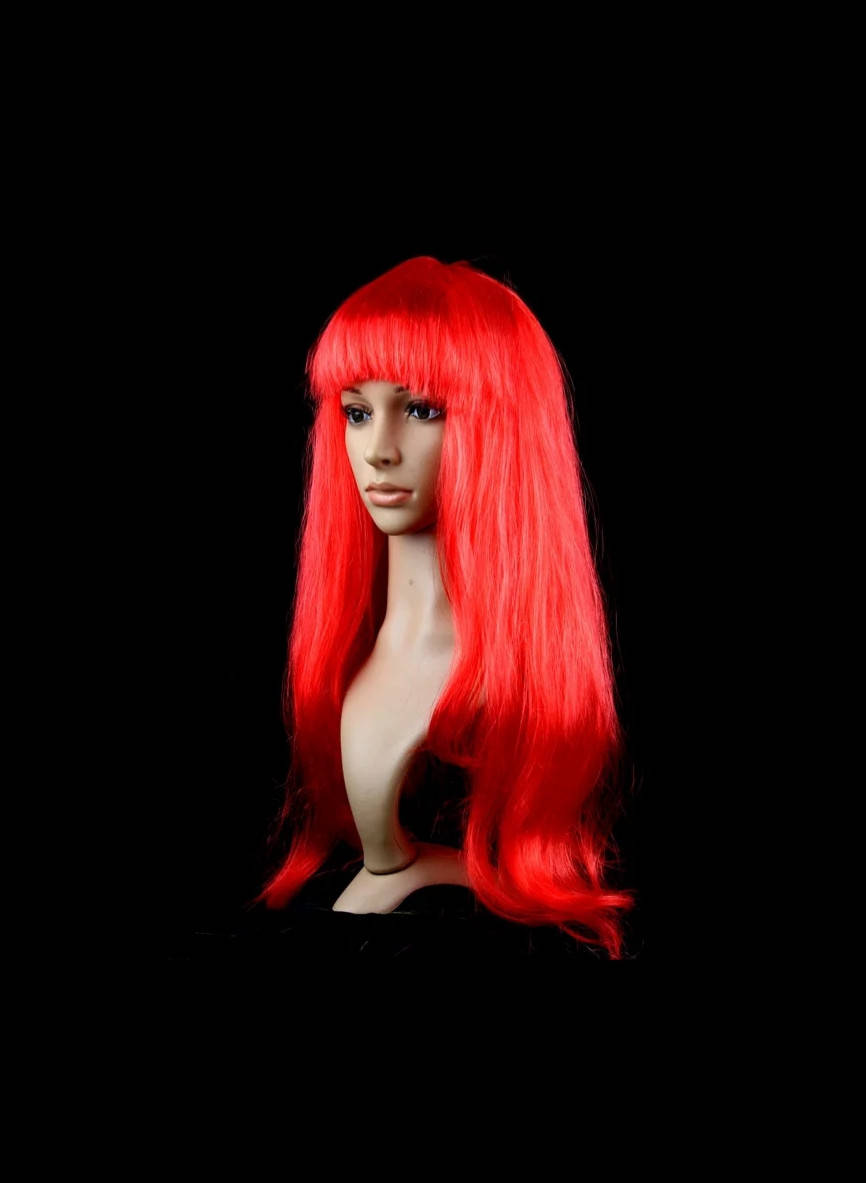 

Парик ровный люкс (красный)