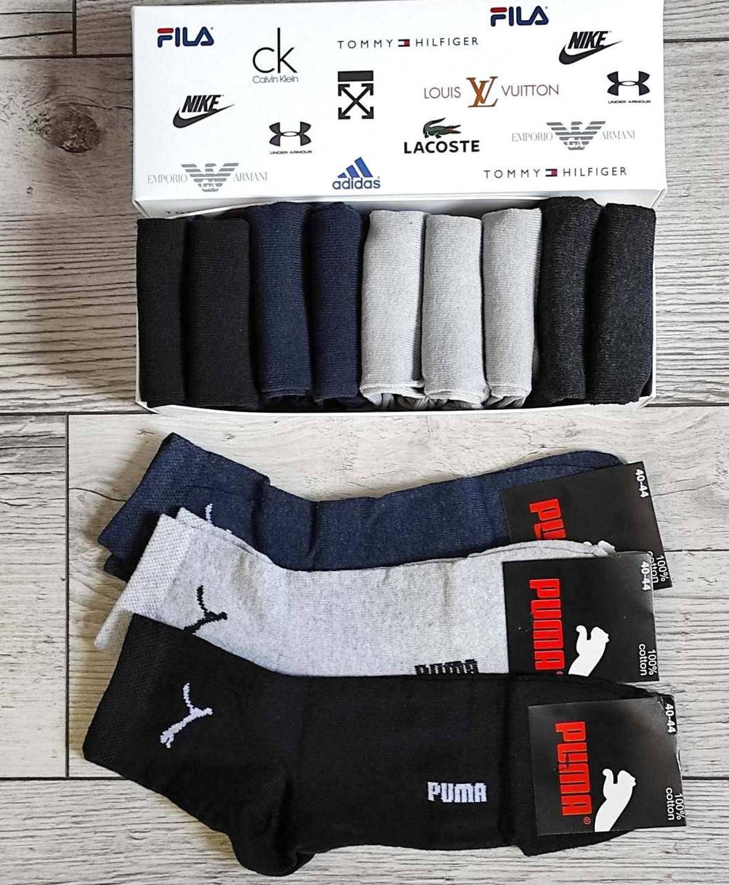 

Набор мужских носков Puma - 12 пар ПУМА в подарочной коробке упаковке / носки