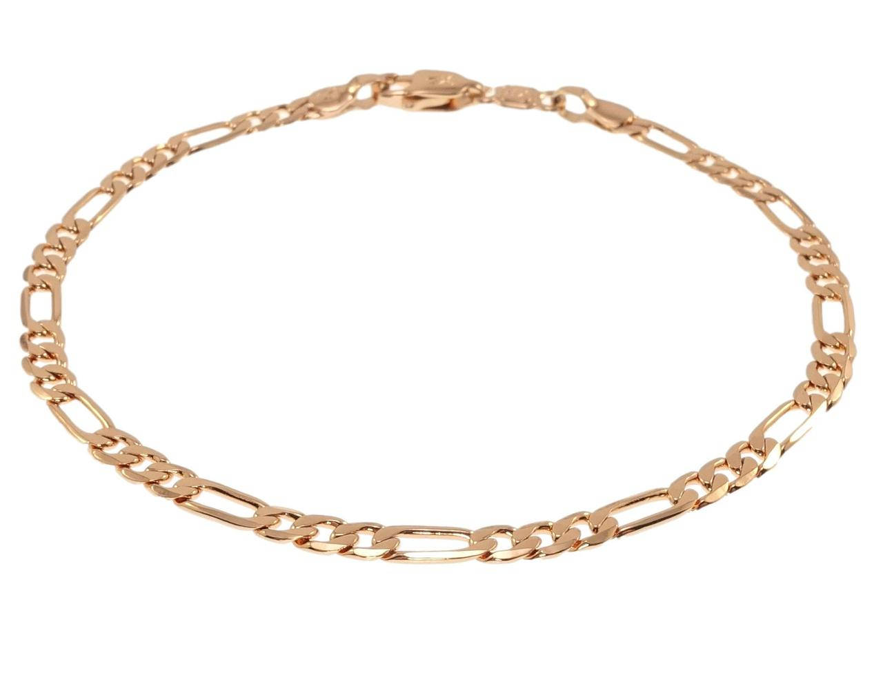 

Браслет Xuping Позолота РО "Плетение Фигаро" длина 19см х 3мм