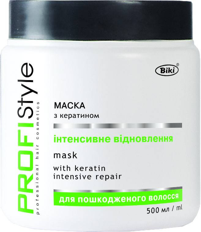 

Маска с кератином "Интенсивное восстановление" Profi Style 500 мл.