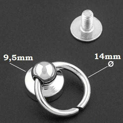 

Винт с кольцом никель