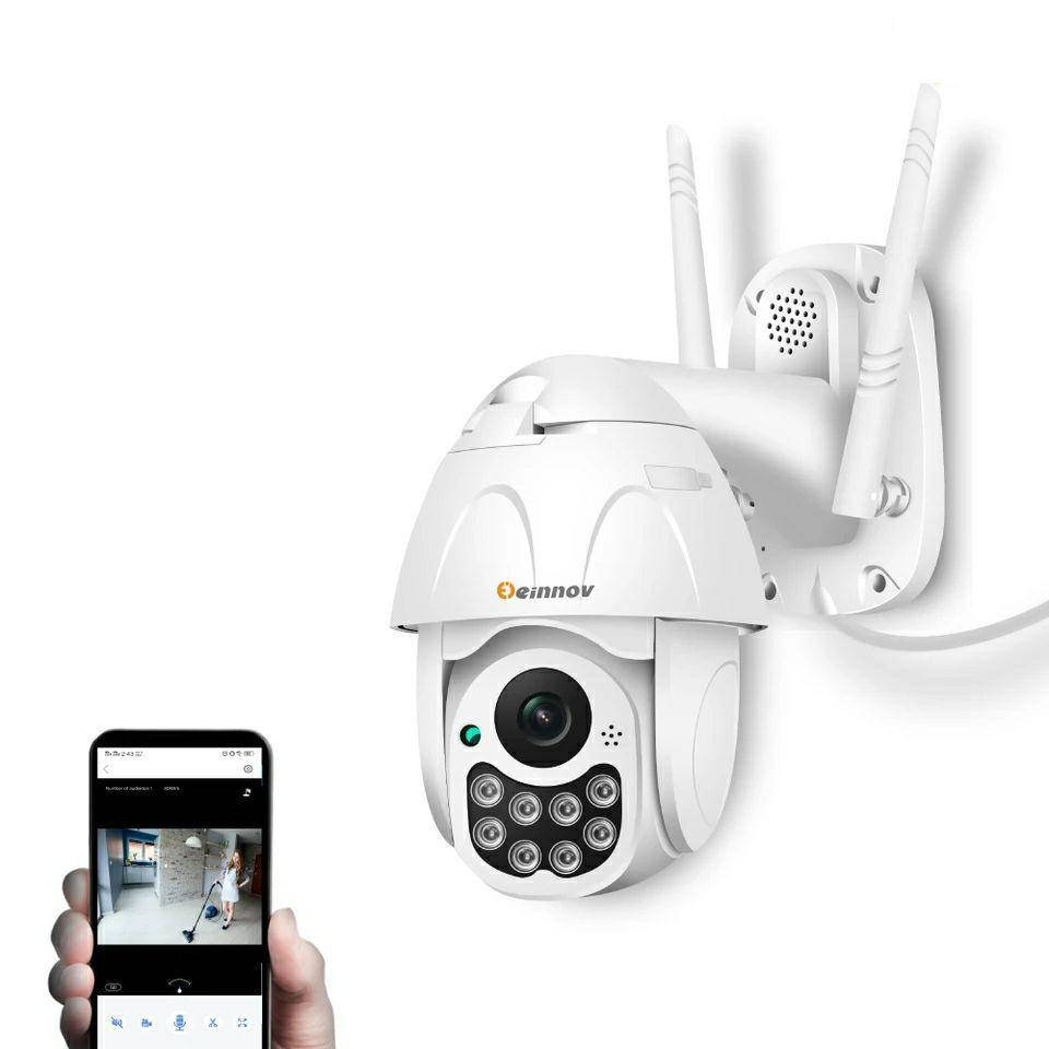 

Поворотная погодозащитная Wi-Fi Onvif IP камера Jennov P08WY20​​​​​​​ 1080P. Yoosee.