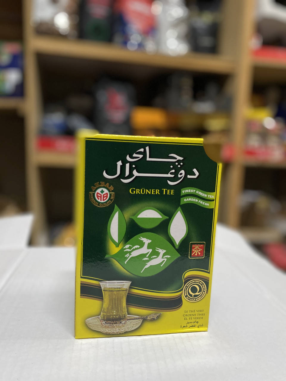 

Чай цейлонский зеленый Akbar Do Ghazal Tea green 500г