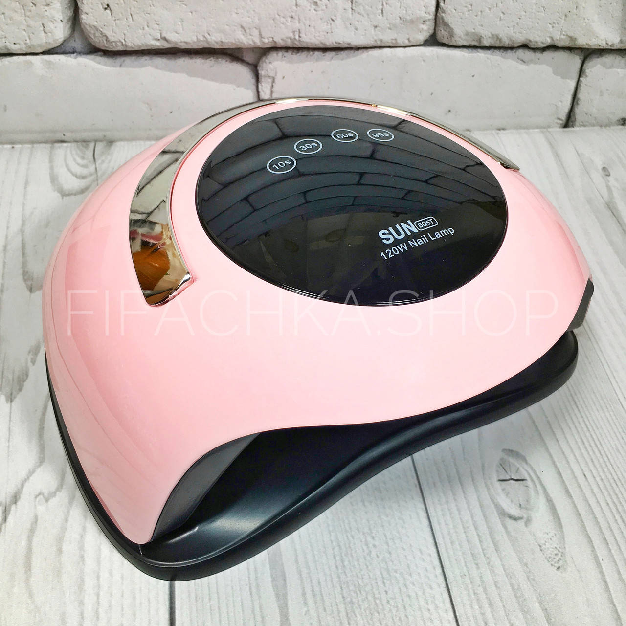 

Лампа для ногтей, маникюра, гель-лака LED+UV, Sun BQ5T 120 Вт, Розовый