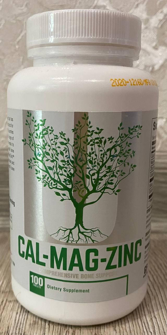 

Витамины и Минералы Cal-Mag-Zinc - 100 таблеток - Universal Nutrition (Кальций-Магний-Цинк Юниверсал Нутришн)
